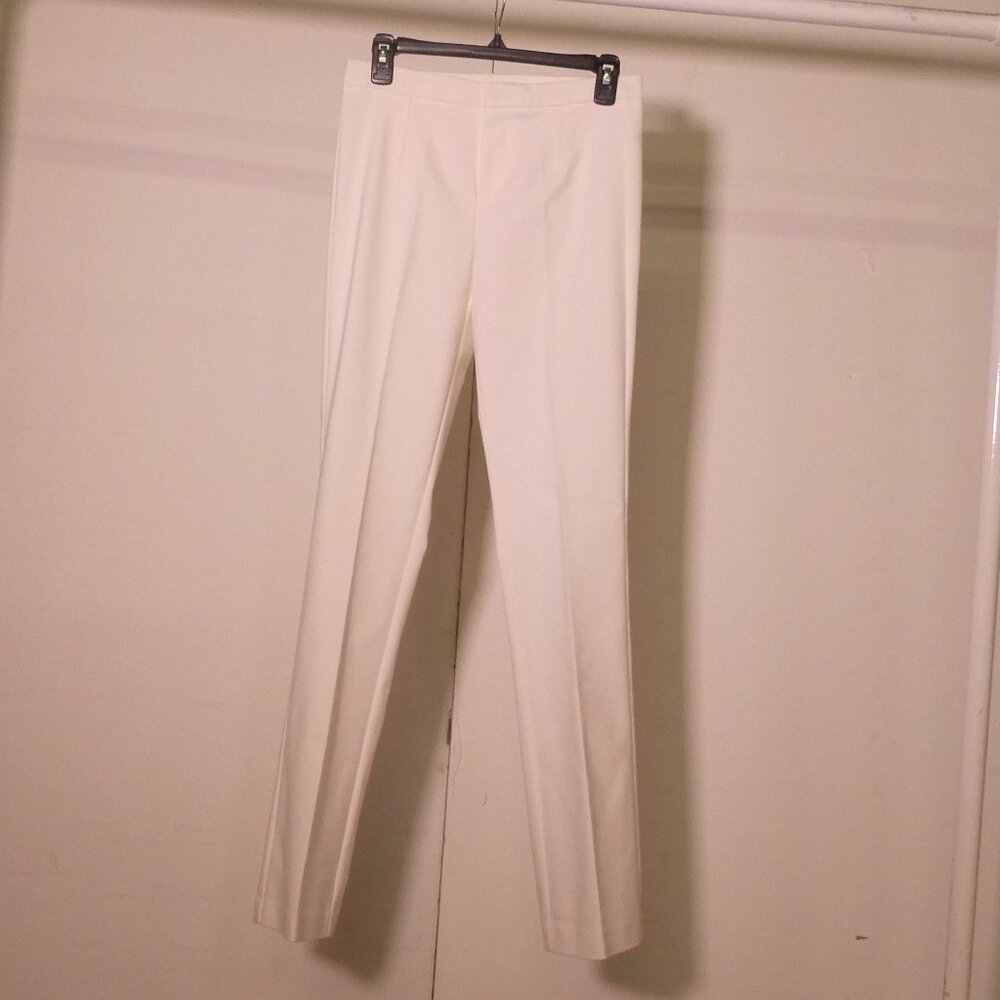 Ecru Cortlandt Bootcut Pant – White, Size 2 | NWT